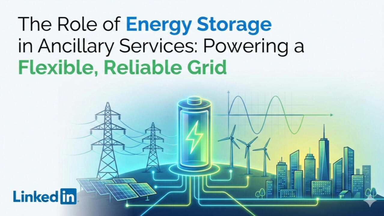 The Role of Energy Storage in Ancillary Services: Powering a Flexible, Reliable Grid The Role of Energy Storage in Ancillary Services: Powering a Flexible, Reliable Grid